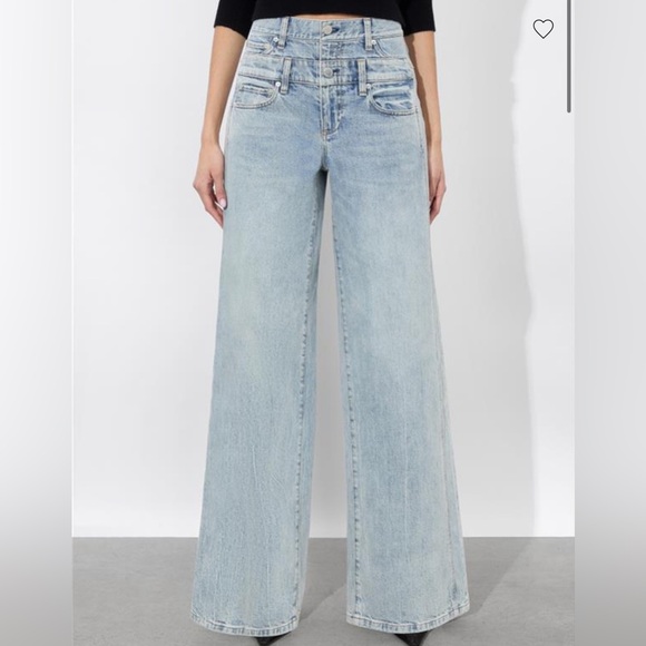 Alice + Olivia Light double button jeans size 27 - Picture 2 of 8